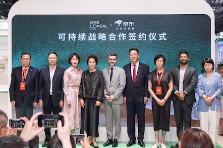 欧莱雅官宣与京东的重磅合作，未来将携手更多合作伙伴完善可持续生态建设